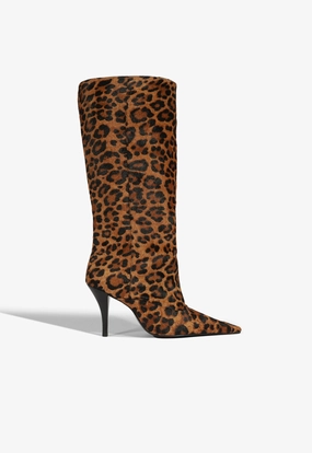 Rudy Hair Calf Boot Smooth Texture