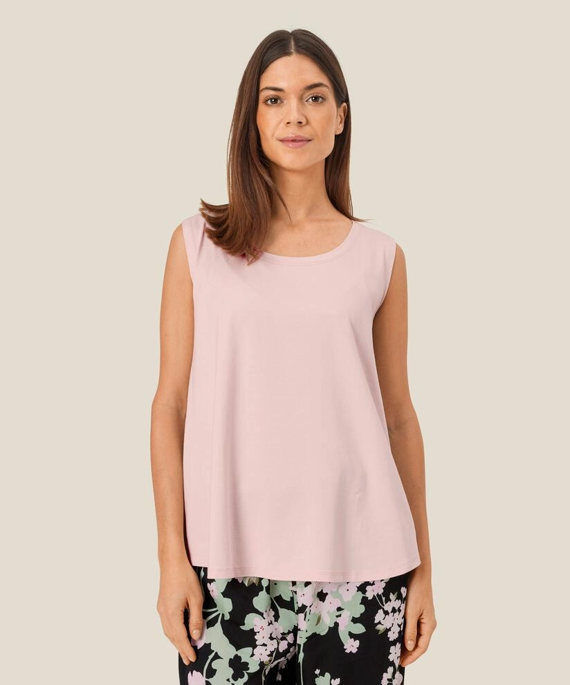 1006695  MaCecille Top - Mauve Chalk Reflective Safety Trim