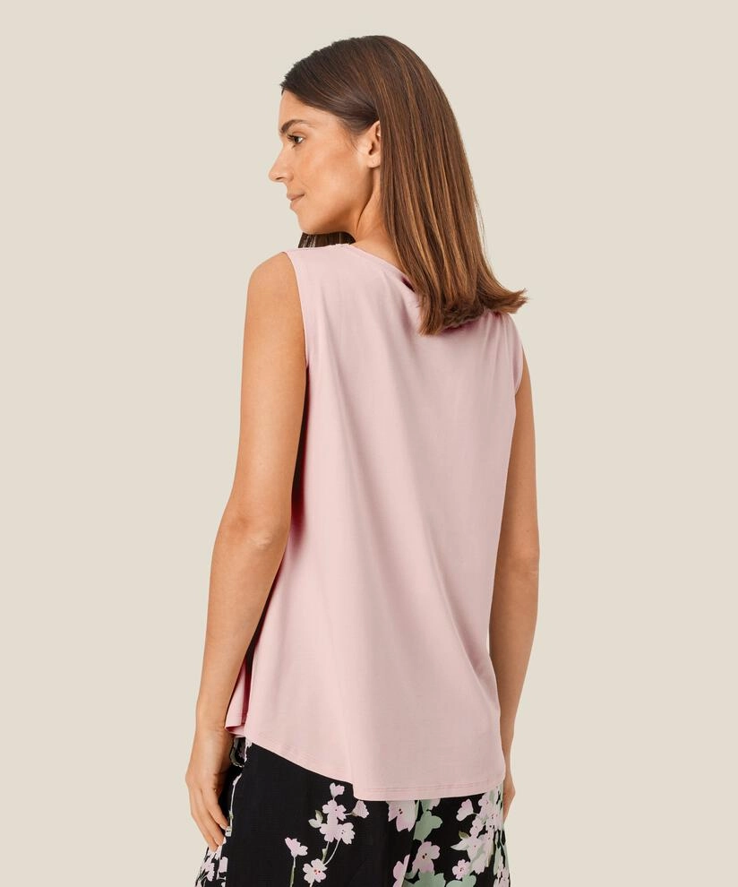 SweatWicking Fabric 1006695  MaCecille Top - Mauve Chalk