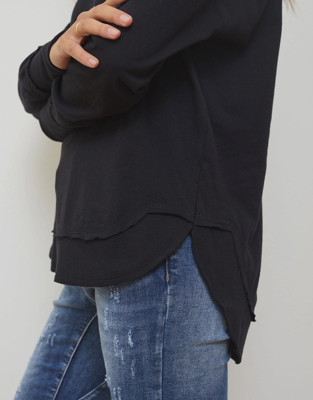 Comfort and style Farrah Long Sleeve - Black