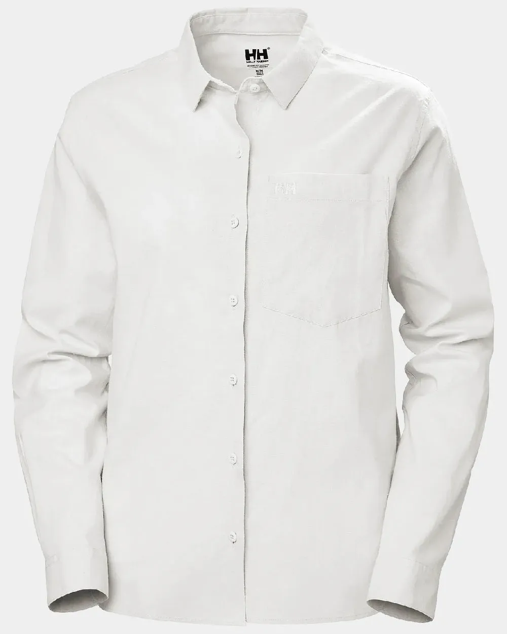 Helly Hansen Womens Club Shirt Metallic Finish Double Needle Hemming