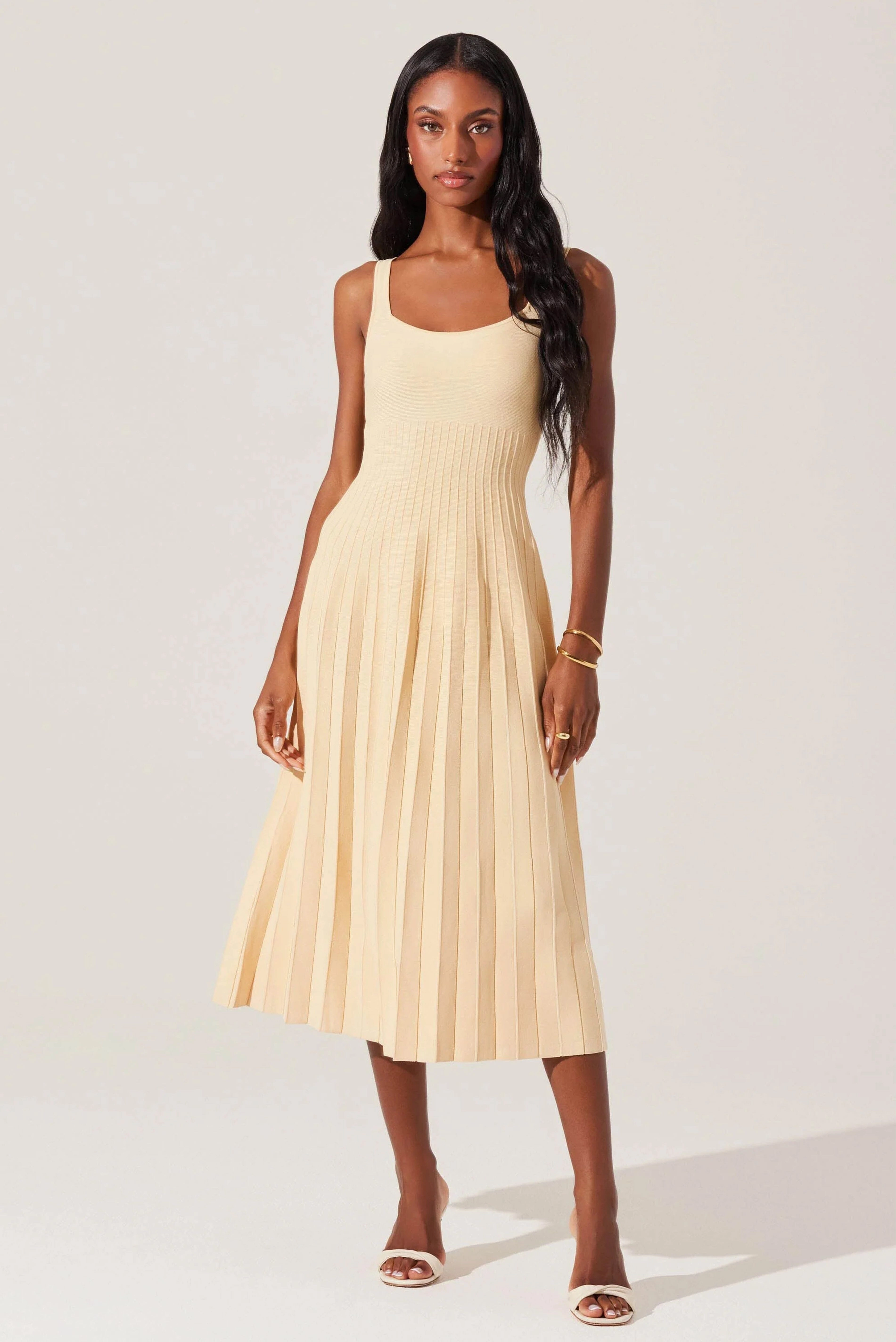ASTR | Aylin Sweater Dress - Yellow Versatile Touch