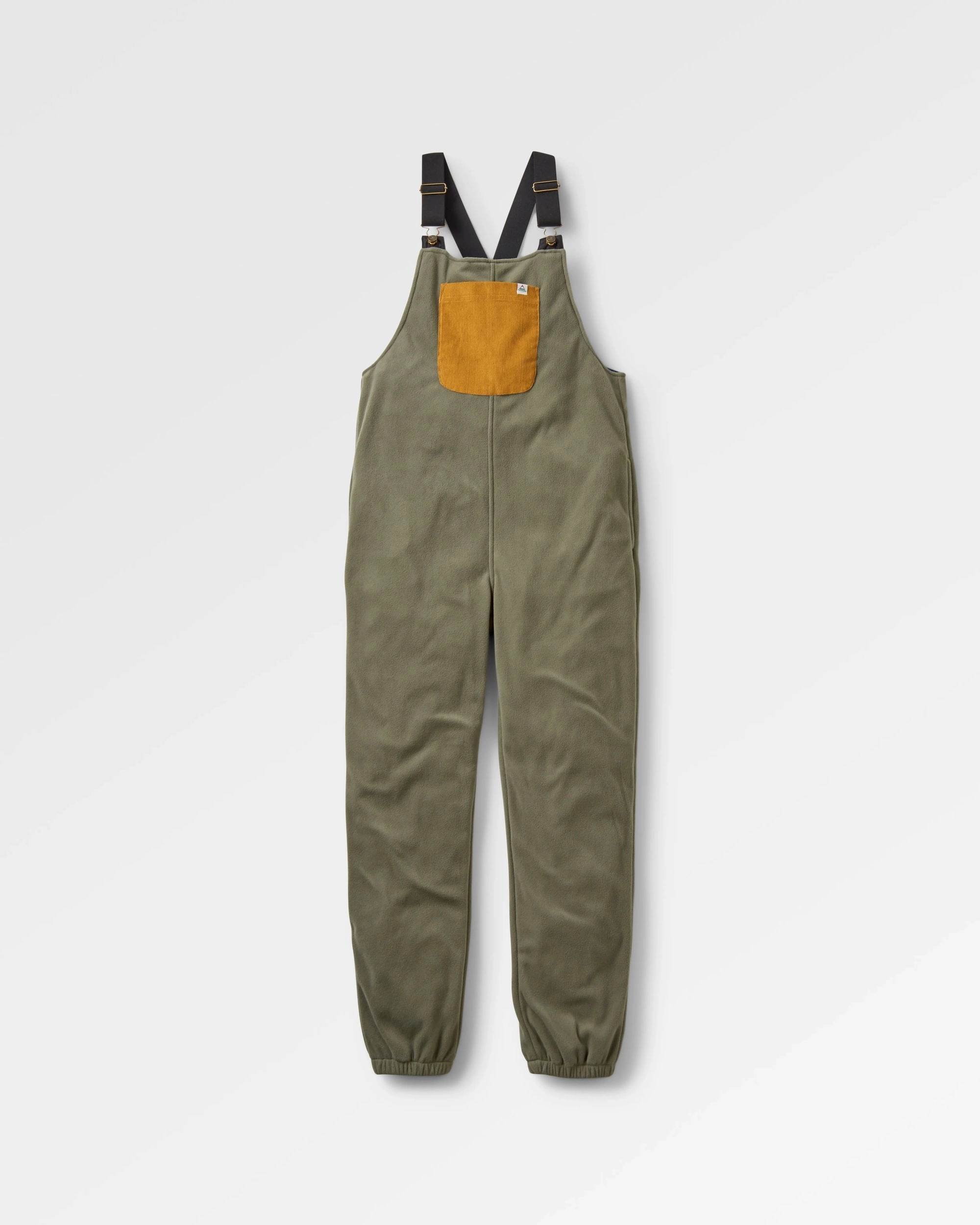 All Season Stylish Wear Ace Recycled Polar Fleece Dungarees - Dusty Olive