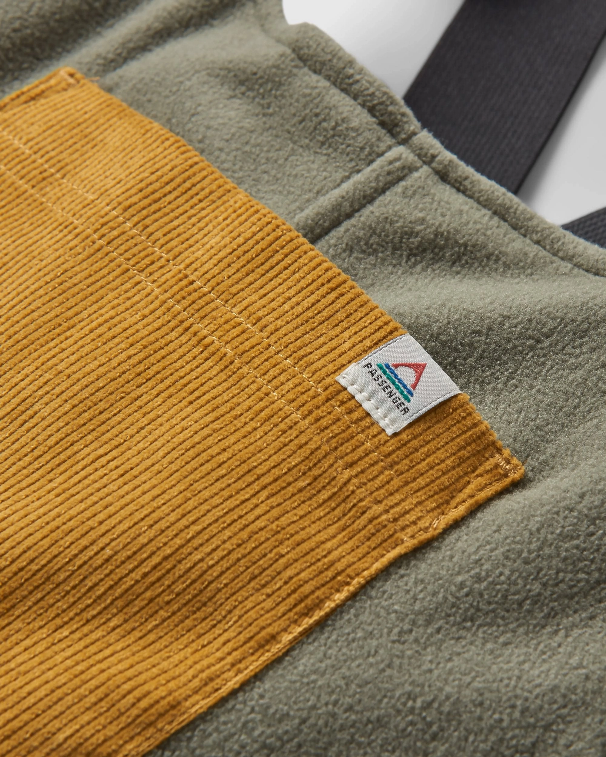 Perfect Movement Skinny Fit Ace Recycled Polar Fleece Dungarees - Dusty Olive