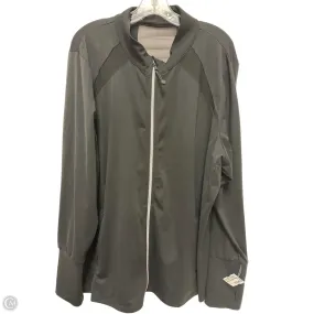 Athletic Jacket By Livi Active In Black, Size: 4x Water Resistant Shell Breathable Mesh Panels
