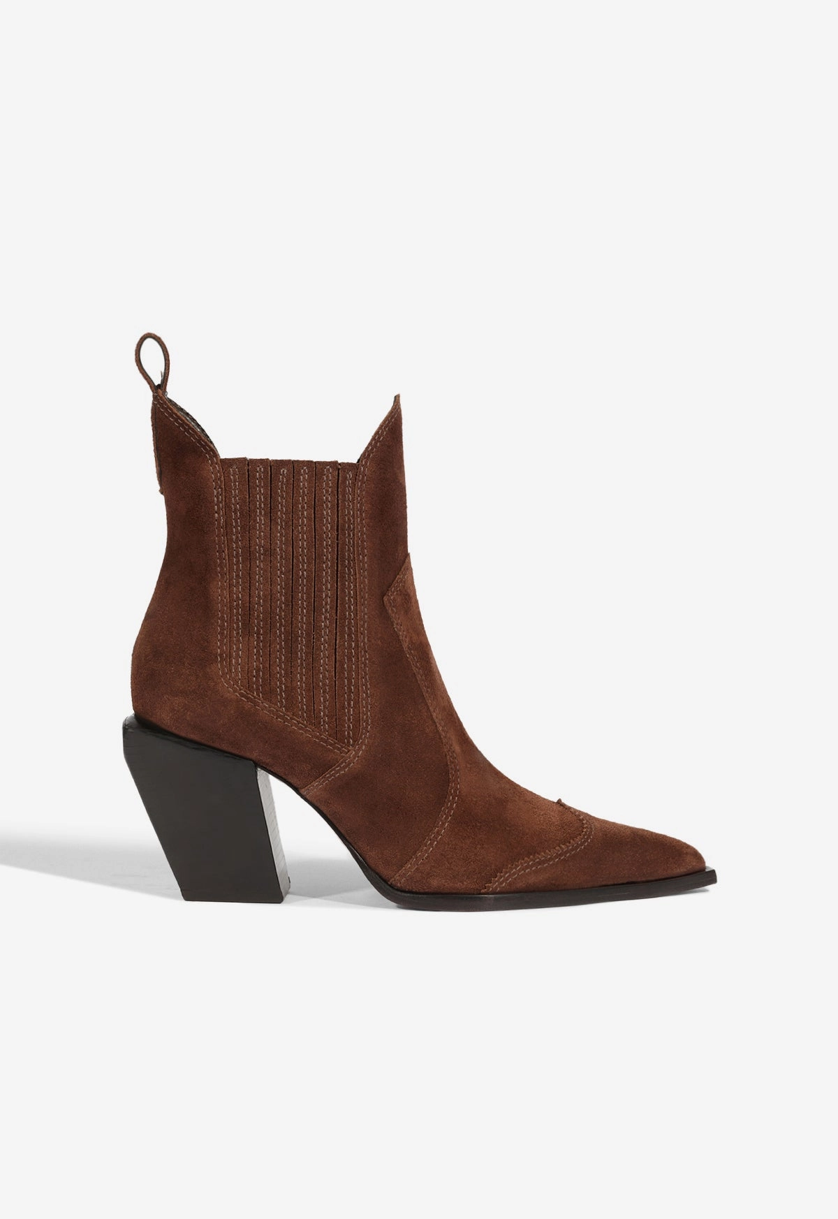 Low Profile Cold Climate Wine Rich Dolly Suede Bootie