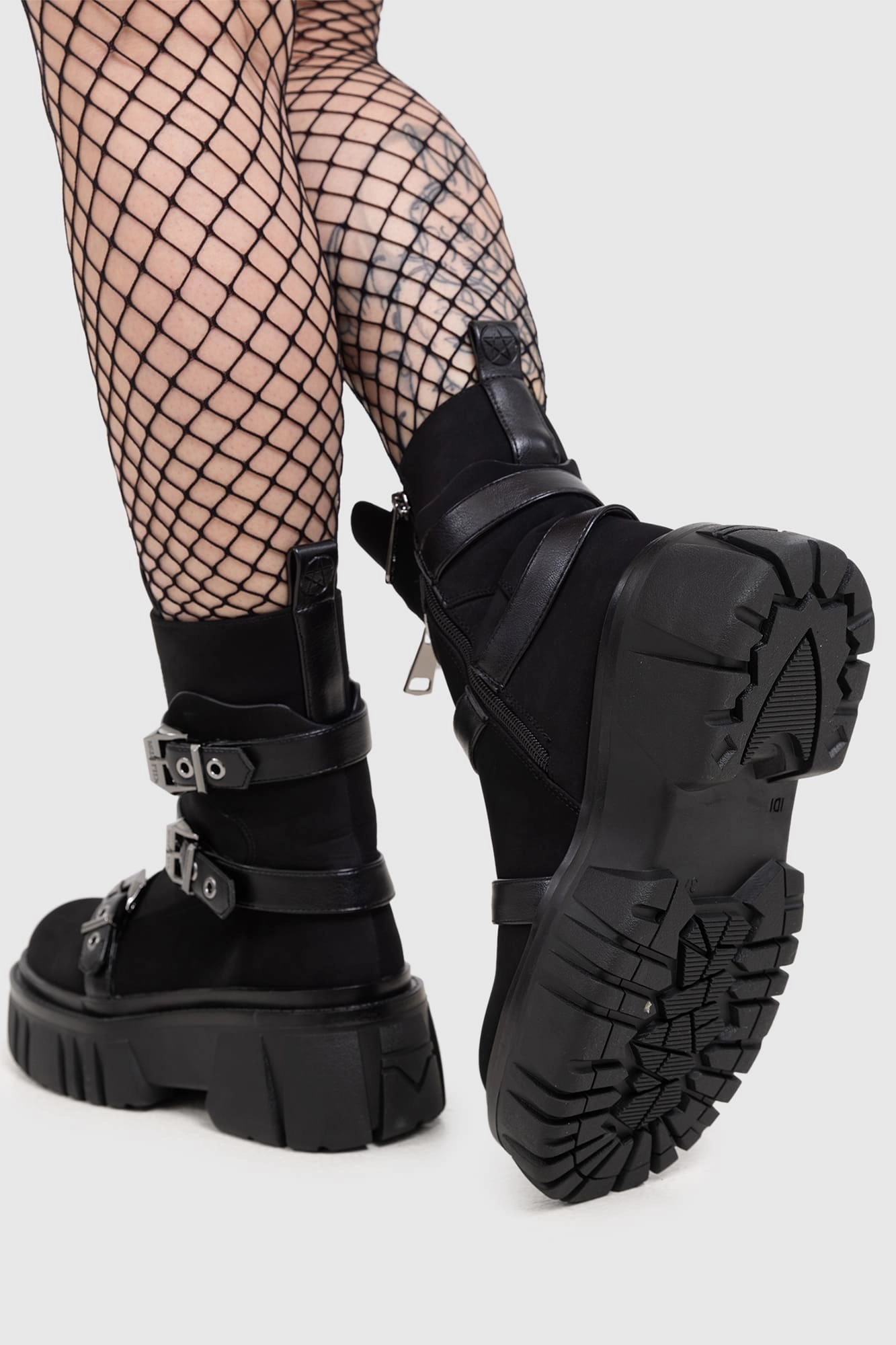 Quiet Chic Coffin Combat Boots