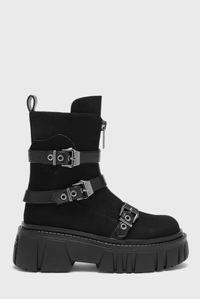 Comfortable Shank Ready For Adventure Coffin Combat Boots