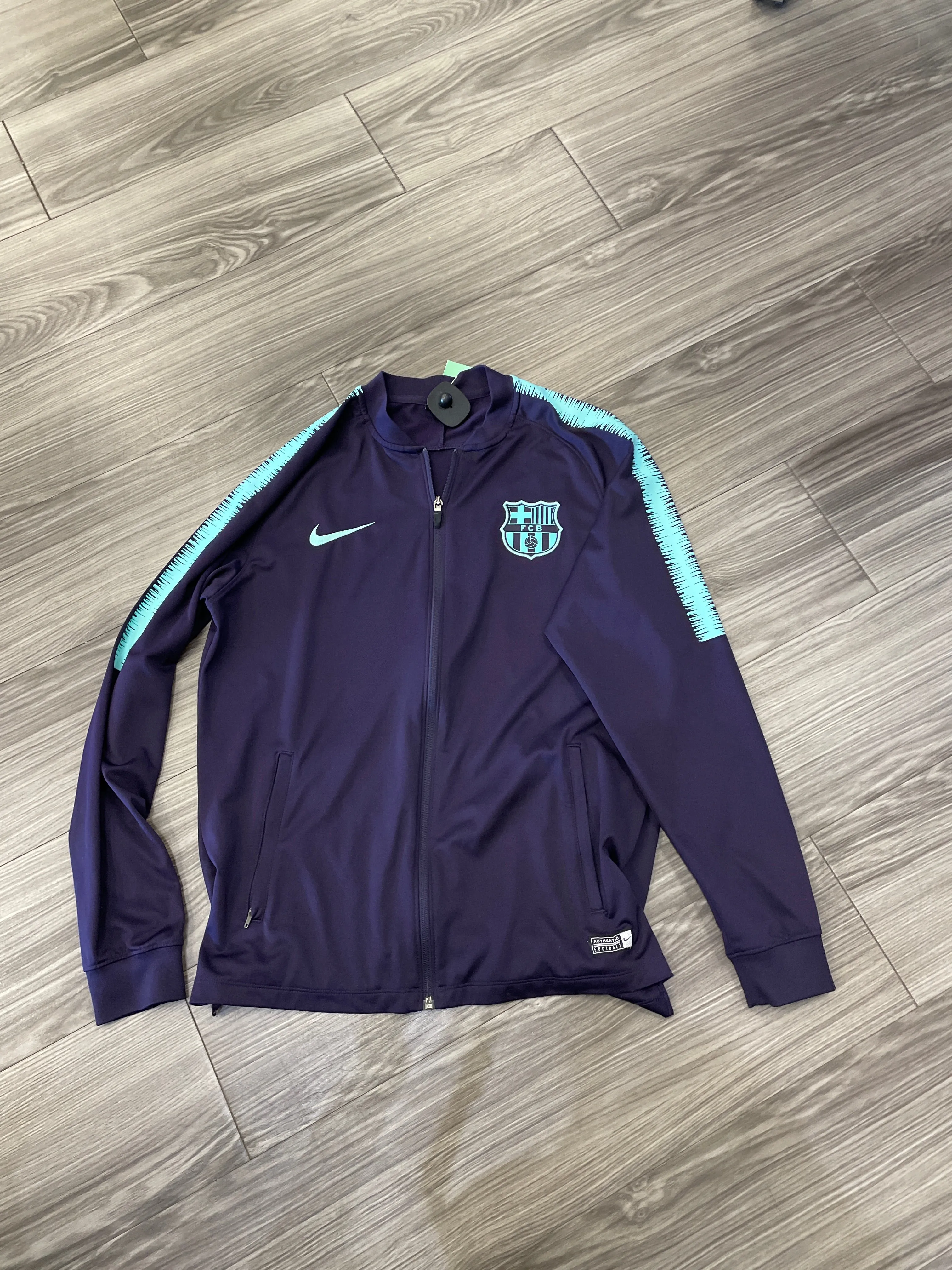 Athletic Jacket By Nike Apparel In Purple, Size: M AntiPillingFinish