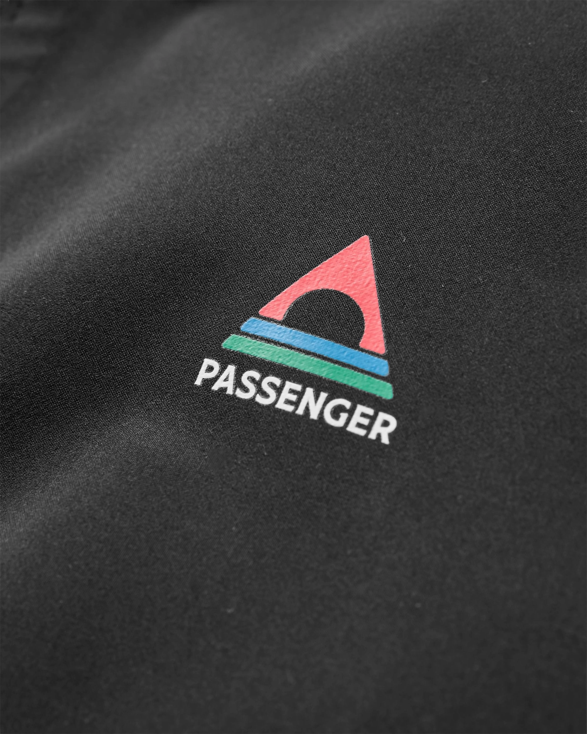 Five Element Recycled Waterproof Jacket - Black Windproof Hood Adjustable Hem