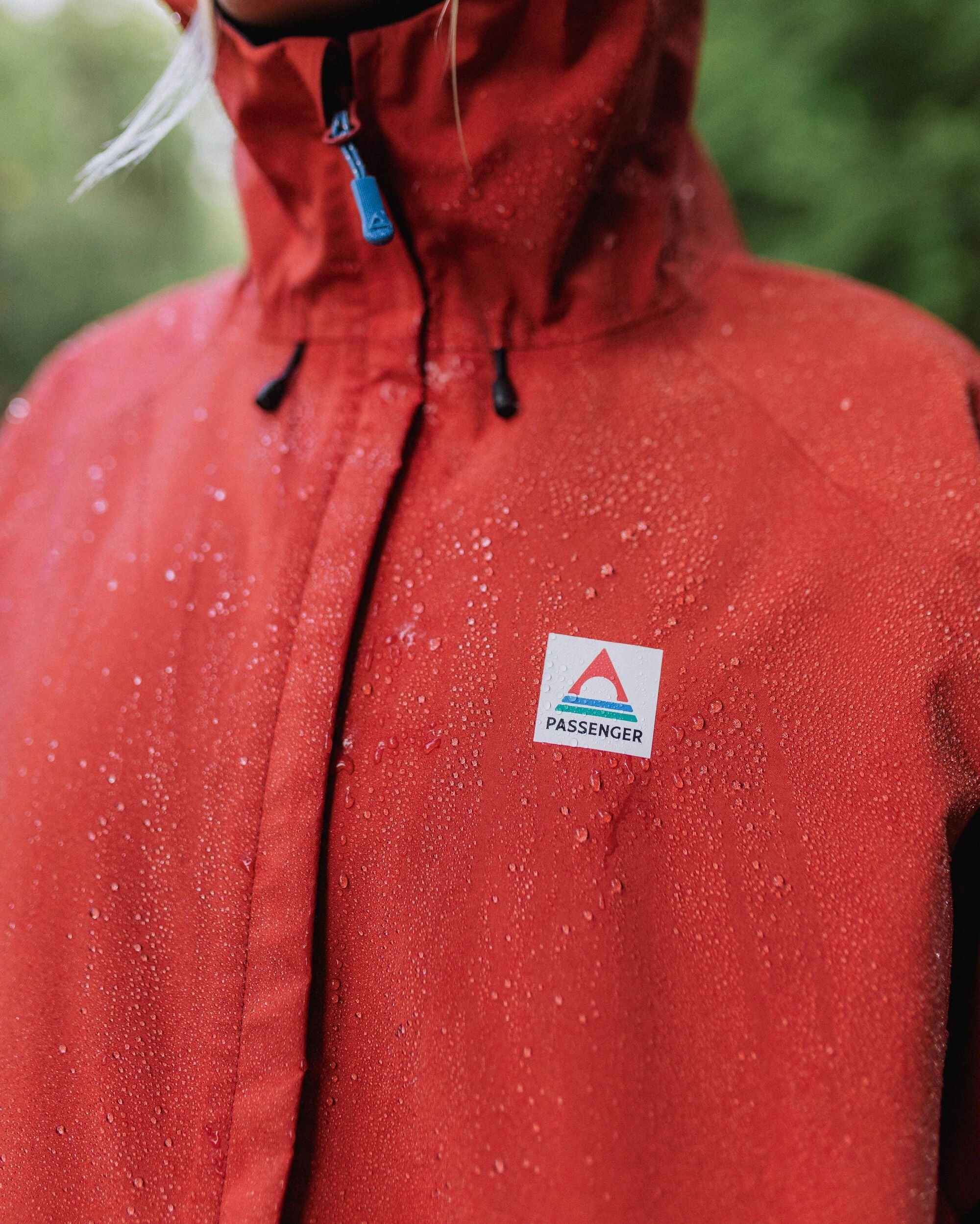 Five Element Recycled Waterproof Jacket - Red Ochre Outdoor Look