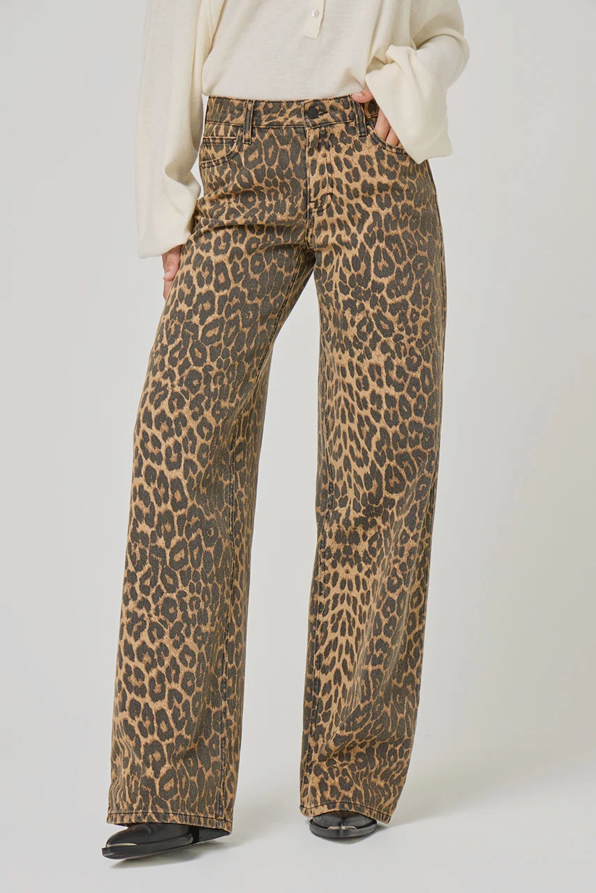 UVProtectiveLayer Casual Performance Wear Five Jeans Joan Trousers in Leo