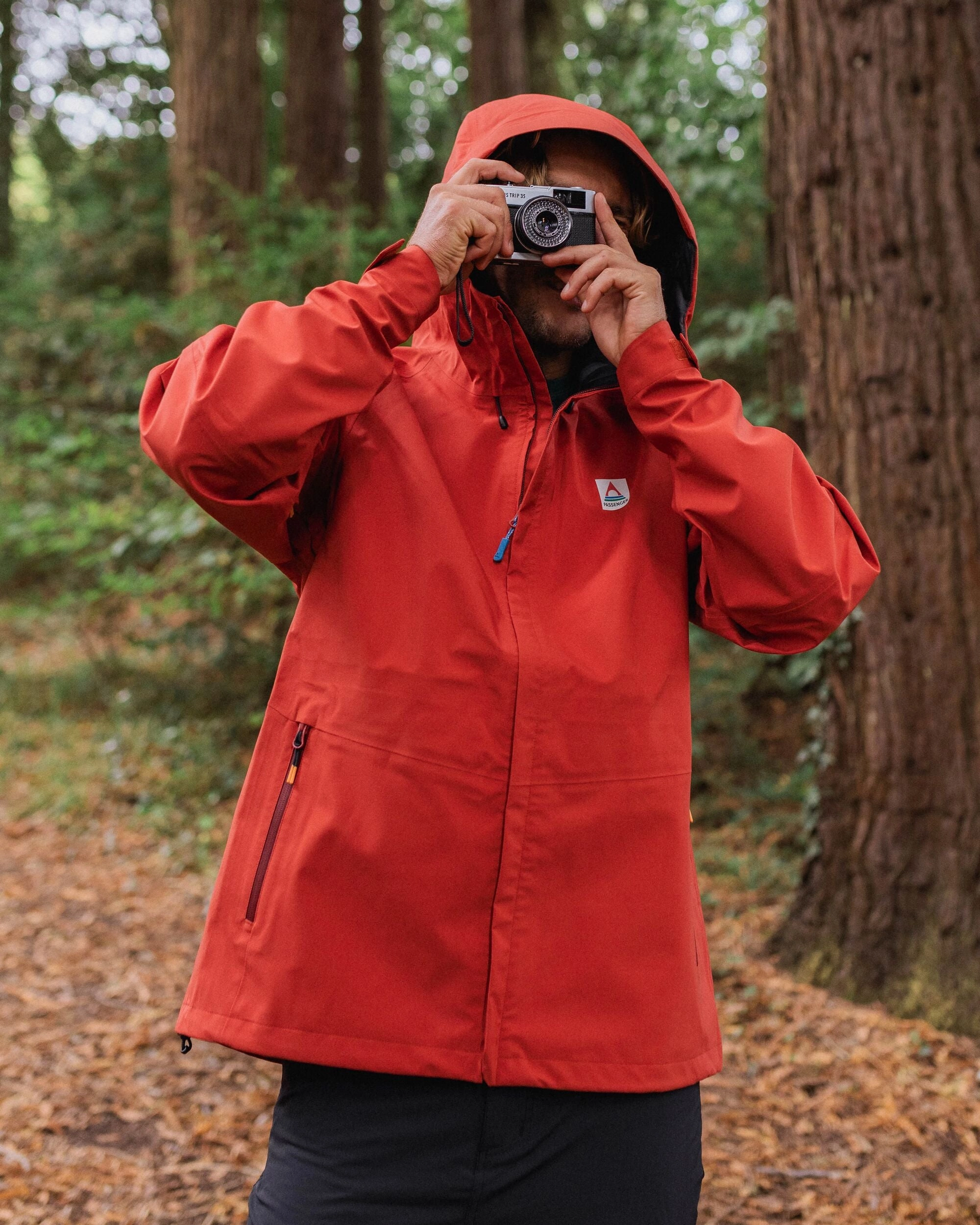 Mark Style All Season Fit Five Season Recycled Waterproof Jacket - Red Ochre