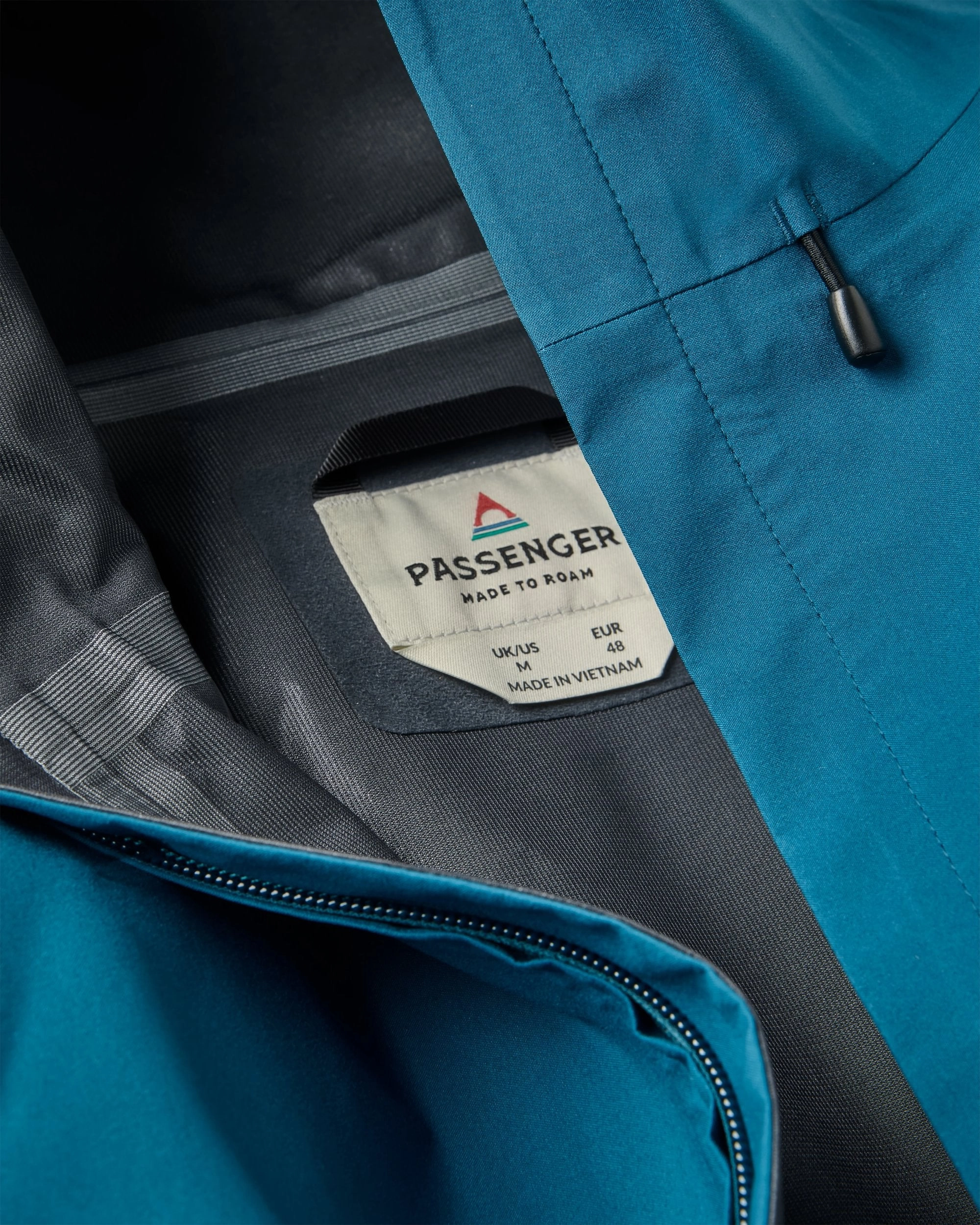 Five Season Recycled Waterproof Jacket - Tidal Blue Ultra Flexible