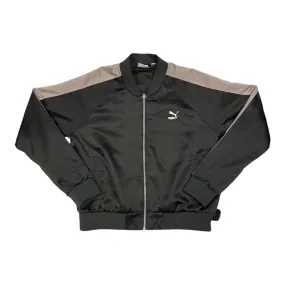 Poly Blend Weather Smart Look Athletic Jacket By Puma In Black, Size:L