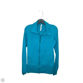 Fit For Travel Athletic Jacket By Lululemon In Blue, Size: 8