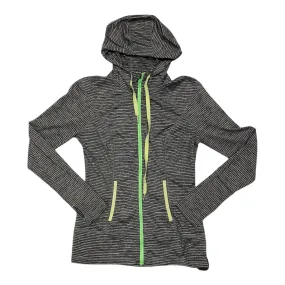Athletic Jacket By Lukka In Striped Pattern, Size:S Non Slip Collar Soft Shell