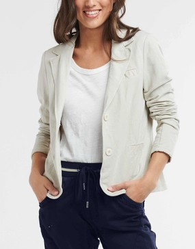 Maha Jacket - Beige MagneticClosure