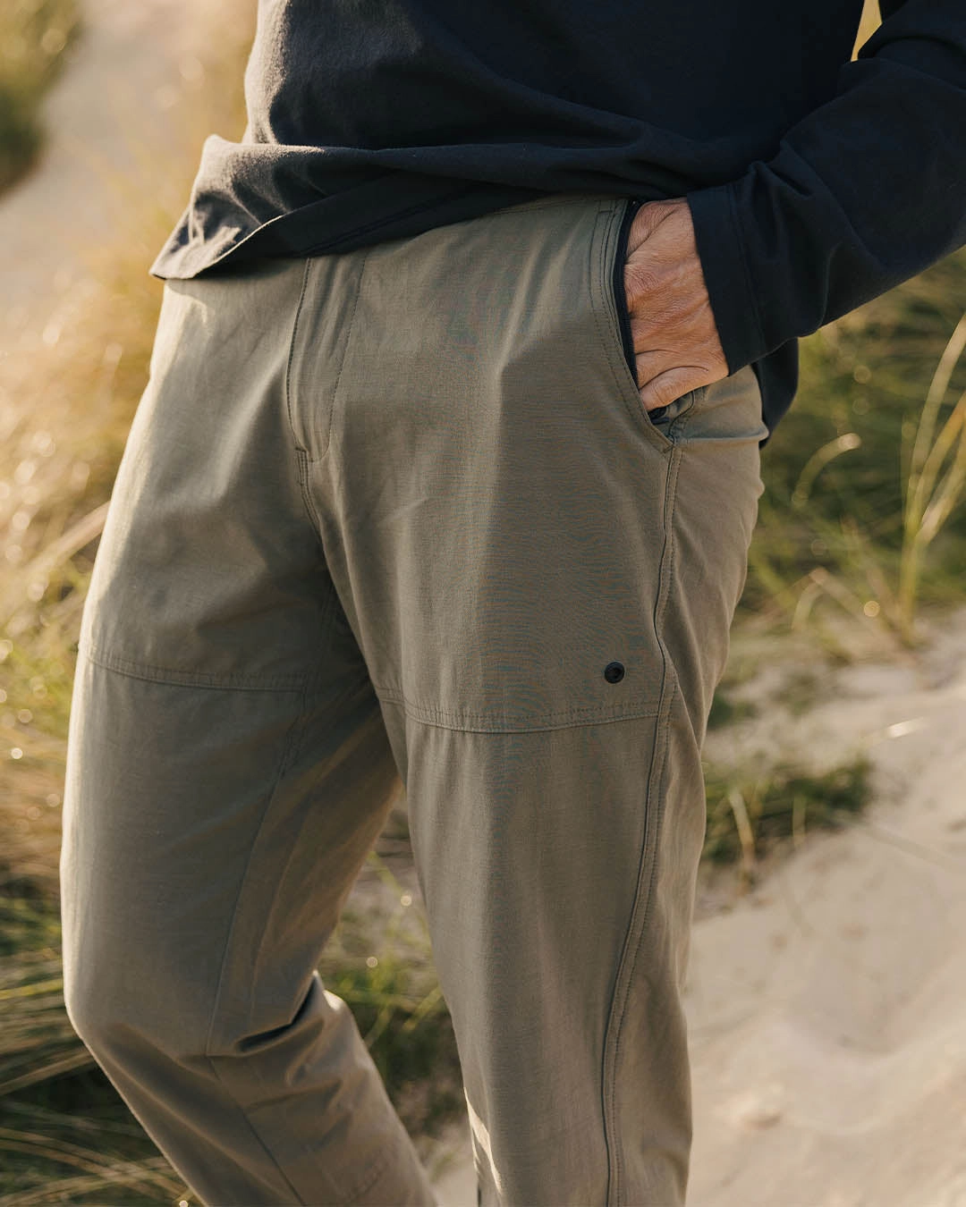 Drift Trouser - Dusty Olive ExtendedSizeRange Core Cut