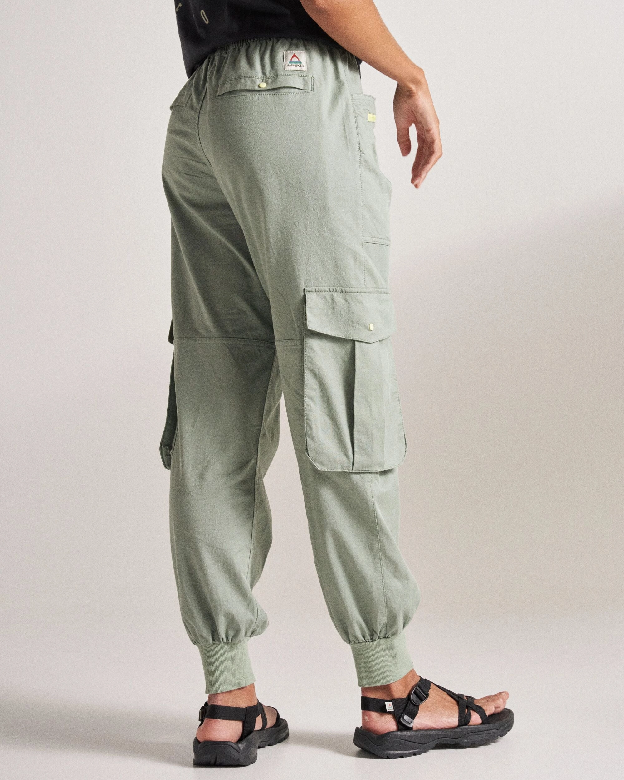 No Fuss Hydrilla Organic Cotton Trouser - Pistachio