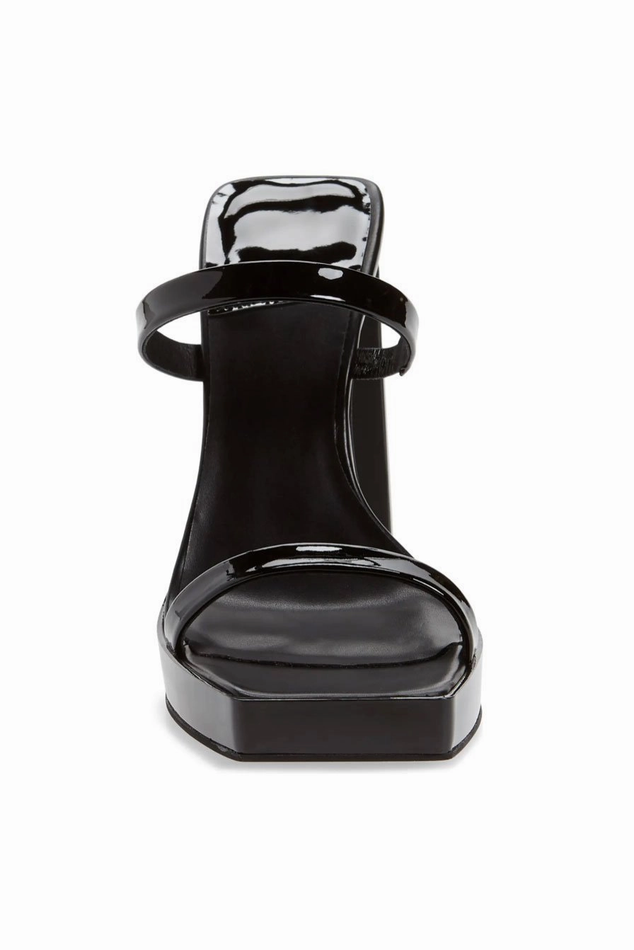 Luxe Footwear JEFFREY CAMPBELL | Hustler Platform Heel -Black Patent