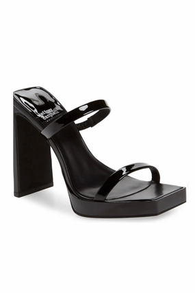 Soft Cushion Heels Heel shoes JEFFREY CAMPBELL | Hustler Platform Heel -Black Patent