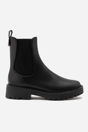Natural Fit Sancha Boot In Black Leather