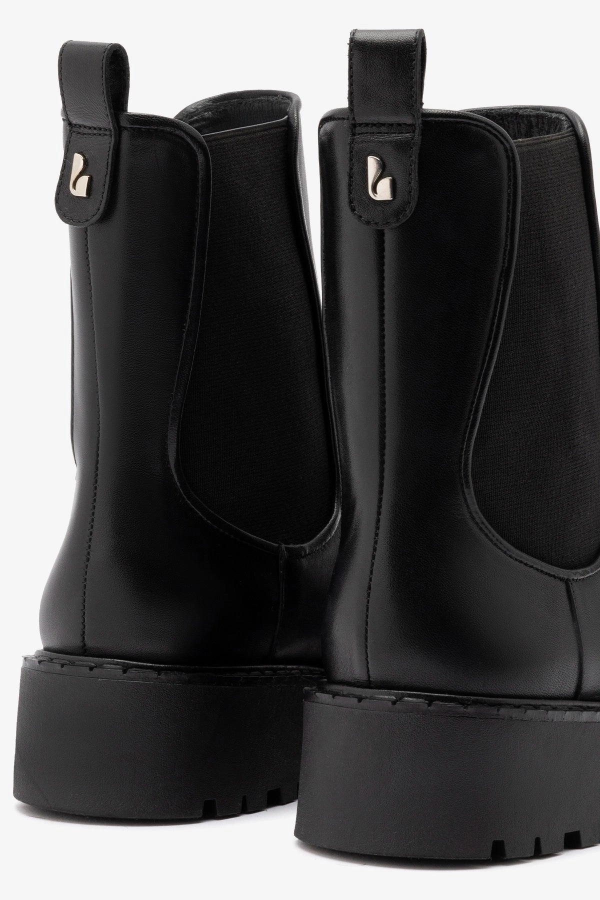 Sancha Boot In Black Leather Weekend Trek