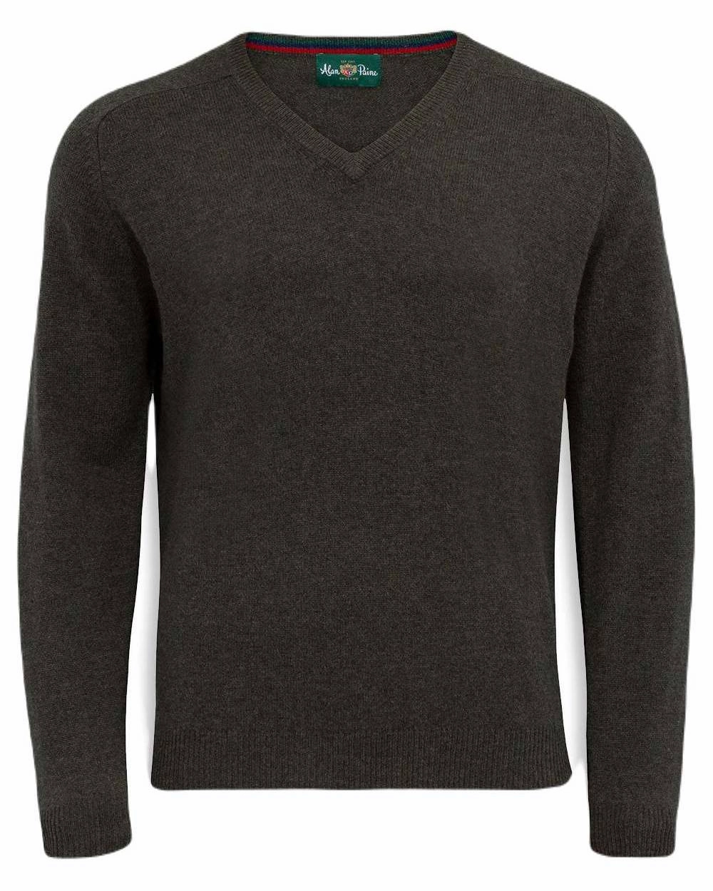 Alan Paine Streetly Lambswool V Neck Jumper Layered Look Daily Essential