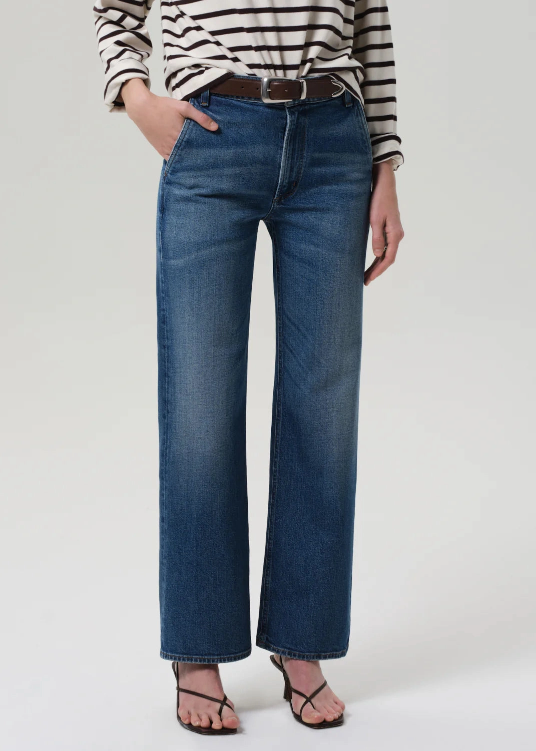 Home Comfort Party Look Modern Minimalist Citizens of Humanity  Annina Pocket Trouser in Cici