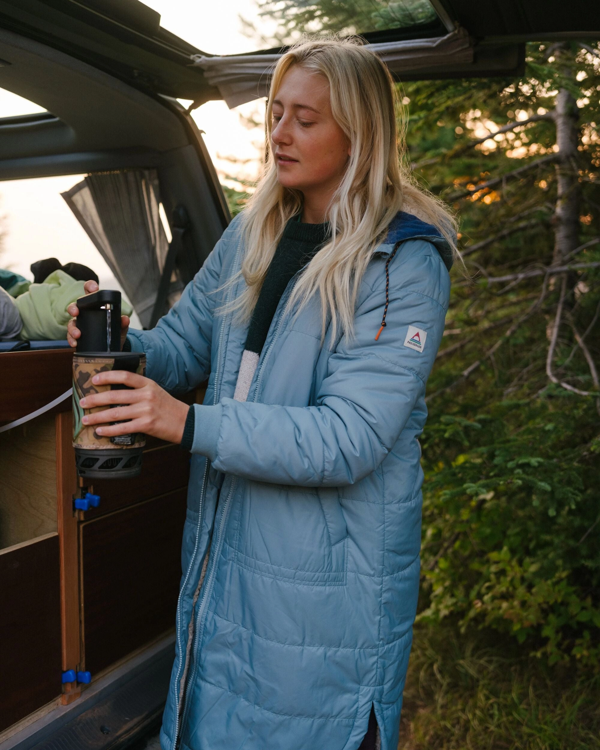Bomber Cut Storm Ready Gear Flora Recycled Sherpa Lined Parka - Arctic