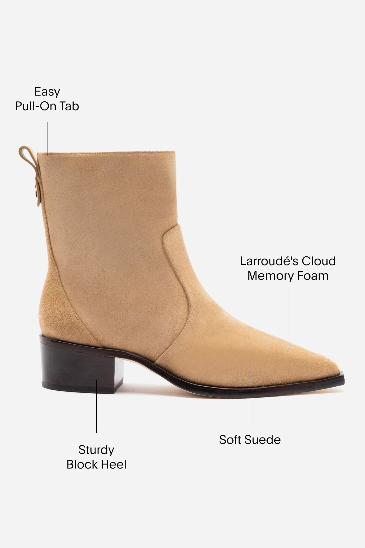 Rugged Function Daily Rugged Florencia Low Boot In Peanut Suede