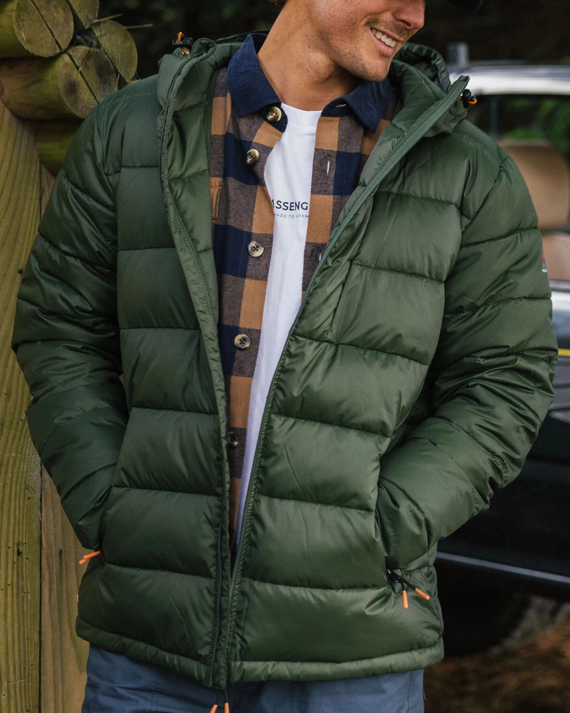 City Layer Style Frictionless Inner Layer Flynn Recycled Insulated Jacket - Fir Tree