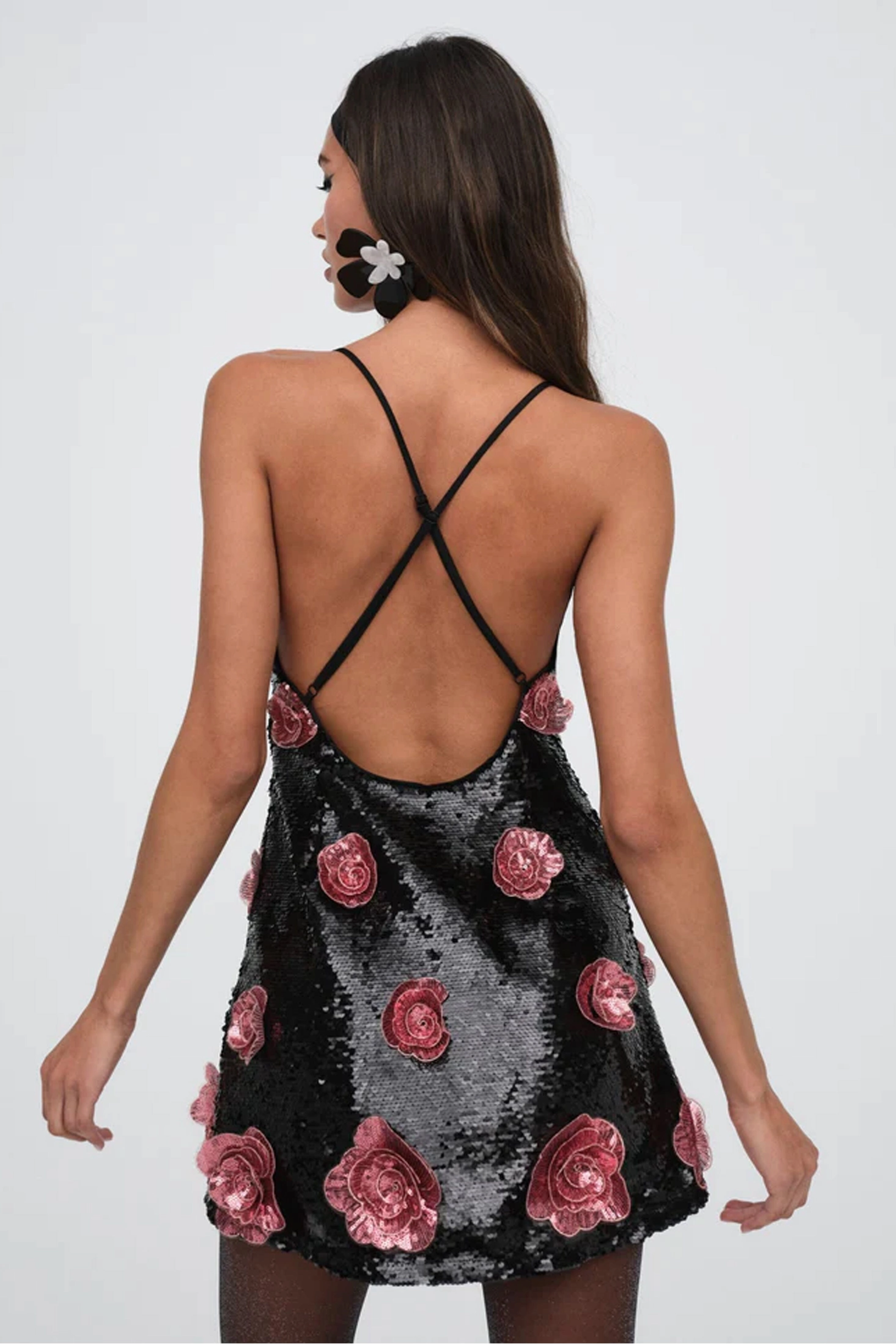 Comfortable Design Wear Cozy Energy FOR LOVE & LEMONS | Jude Mini Dress - Black