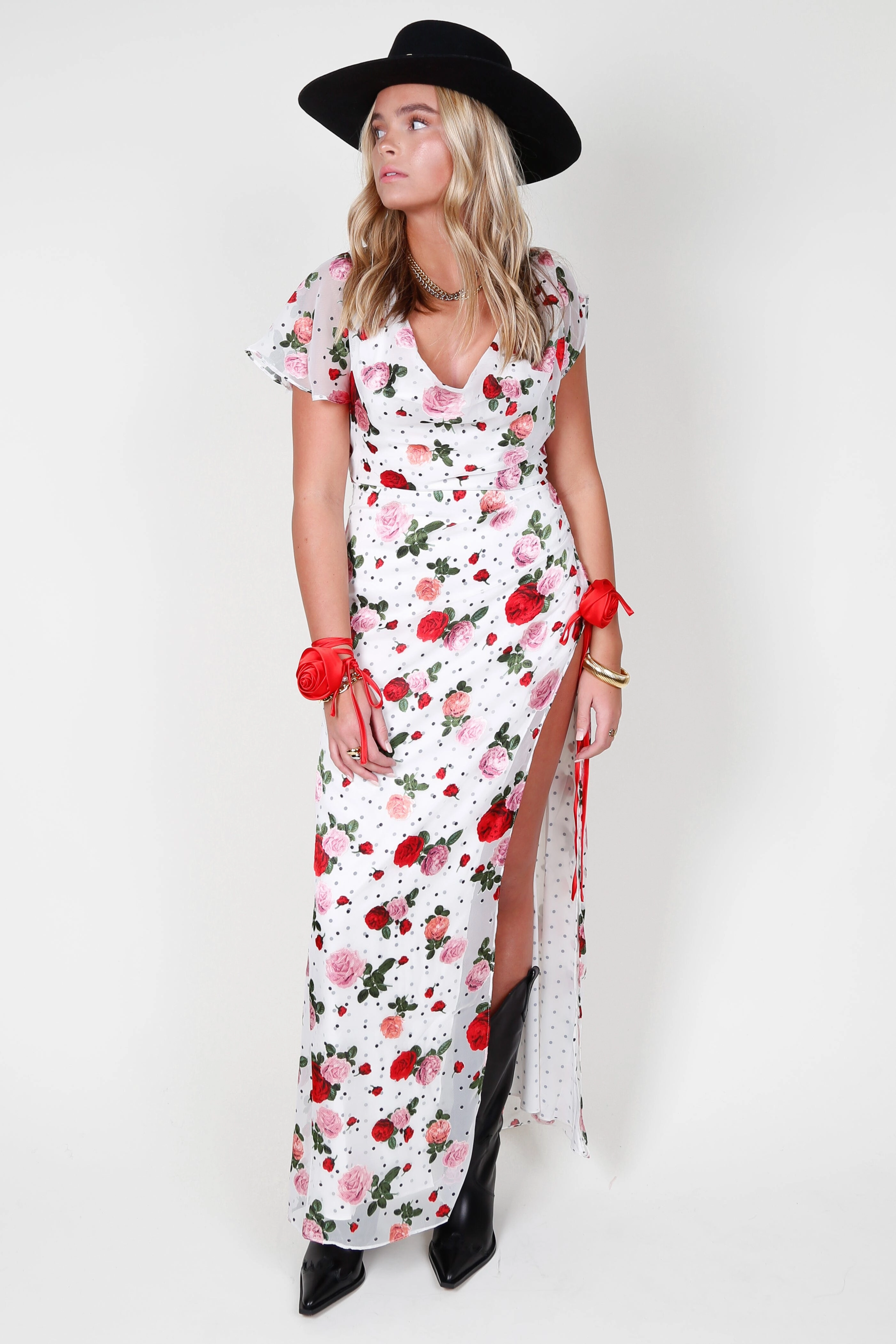 FOR LOVE & LEMONS | Maybelle Maxi Dress - White All-Day Comfort Wear