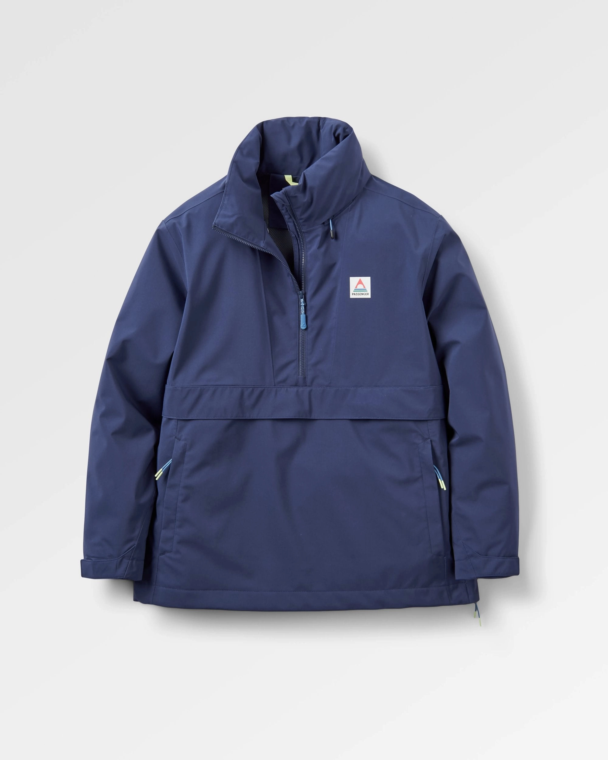 Contemporary Fit Skyline Recycled Waterproof Anorak - Rich Navy