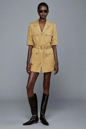 Comfort Layer FRAME | The Utility Dress - Khaki Tan