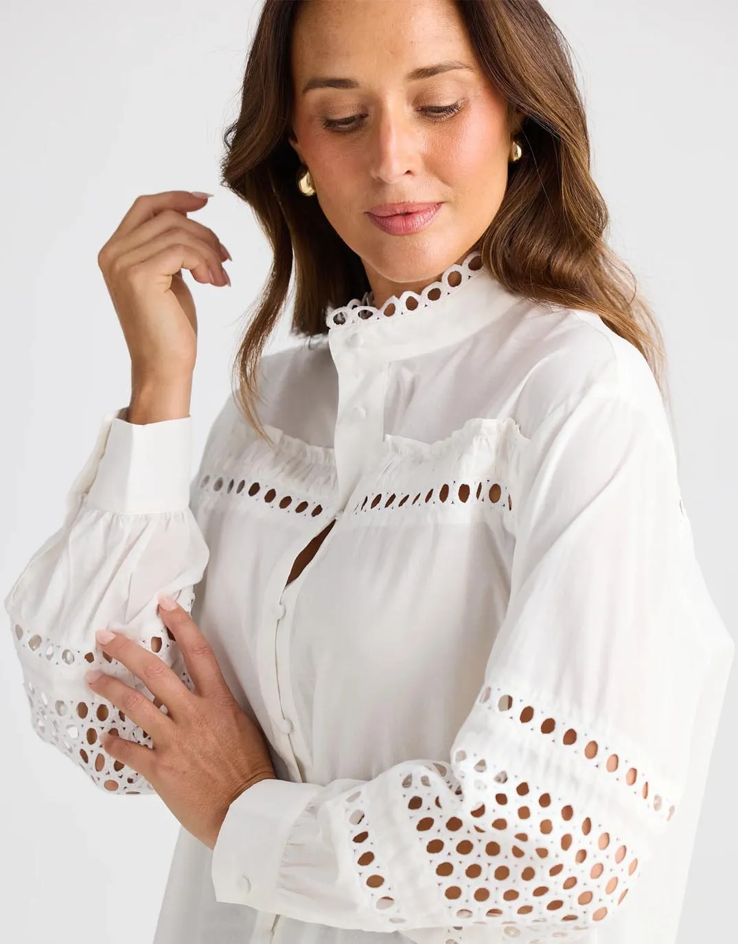 Graphic Art holiday season Grande Shirt - White