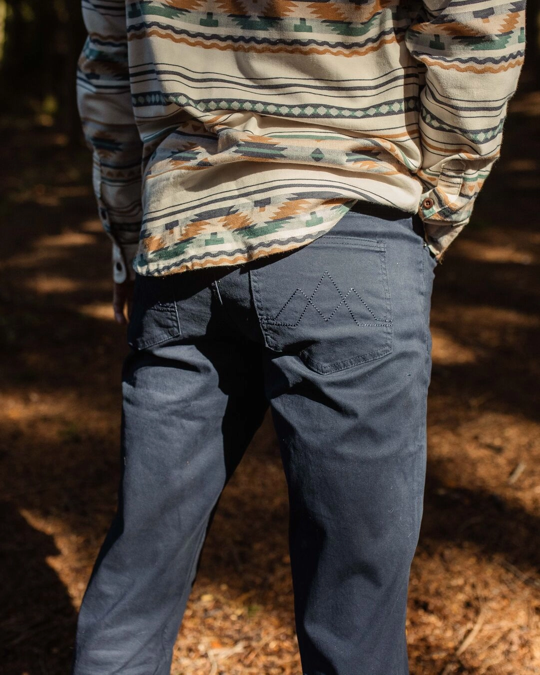 365 5 Pocket Trouser - Deep Navy Casual Layering Anti Snag Fabric