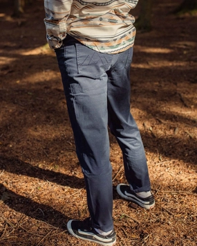 Flared bottom Non Binding Cuffs 365 5 Pocket Trouser - Deep Navy