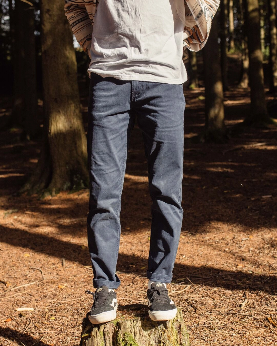 365 5 Pocket Trouser - Deep Navy Minimal Style Workout Ready