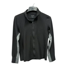 Compression Panels Functional Pocket Athletic Jacket By Calvin Klein In Black, Size:L