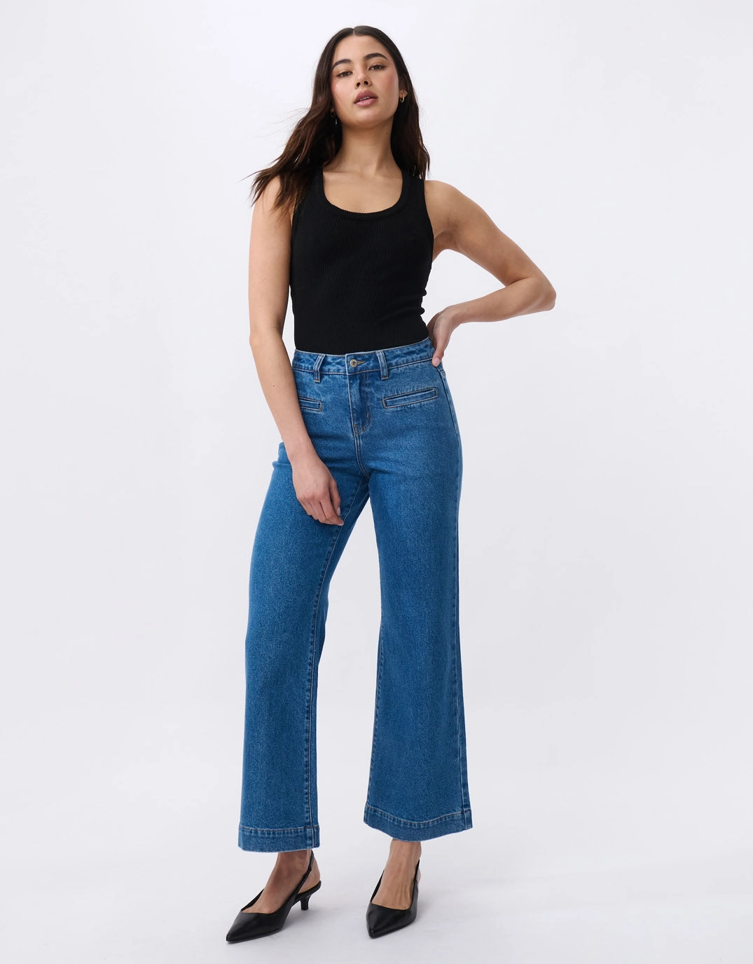 Wardrobe Classic Soft Finish Freya Jeans - 90's Blue