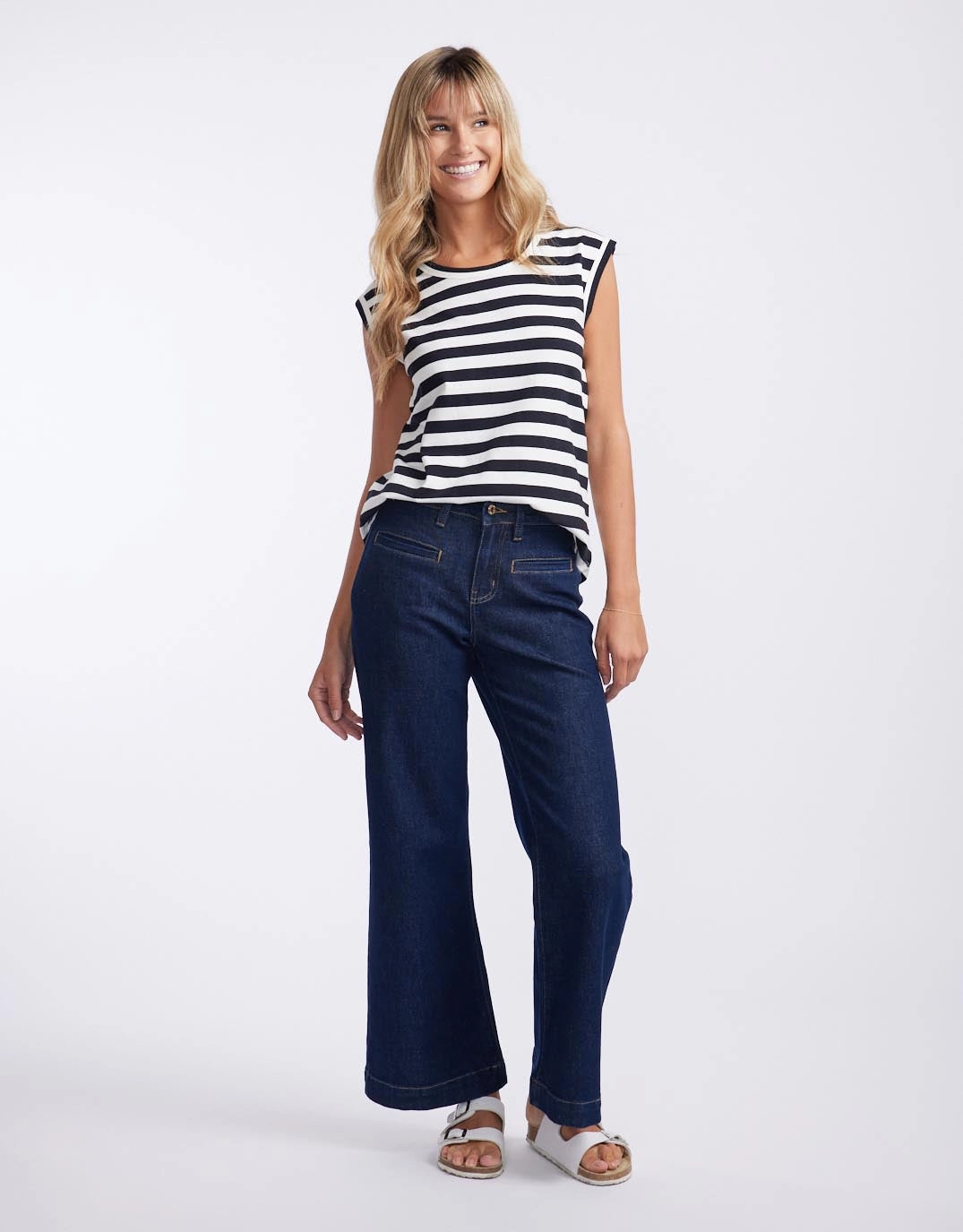 Mood Fit Outfit Plan Freya Wide Leg Jeans - Indigo