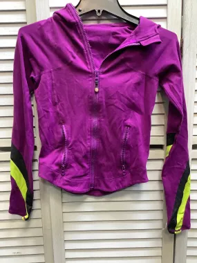 Ergonomic Fit Purple Athletic Jacket Lululemon, Size 4