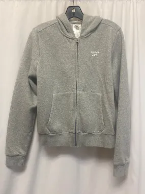 Ergonomic Tailoring Athletic Jacket By Reebok In Grey, Size: S