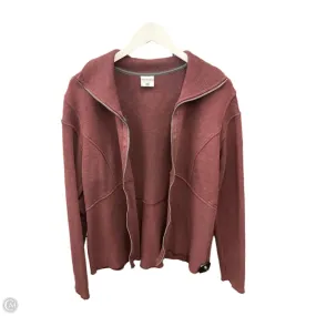 Athletic Jacket By Columbia In Maroon, Size: Xl Flexible Articulated Elbows Water Resistant Shell