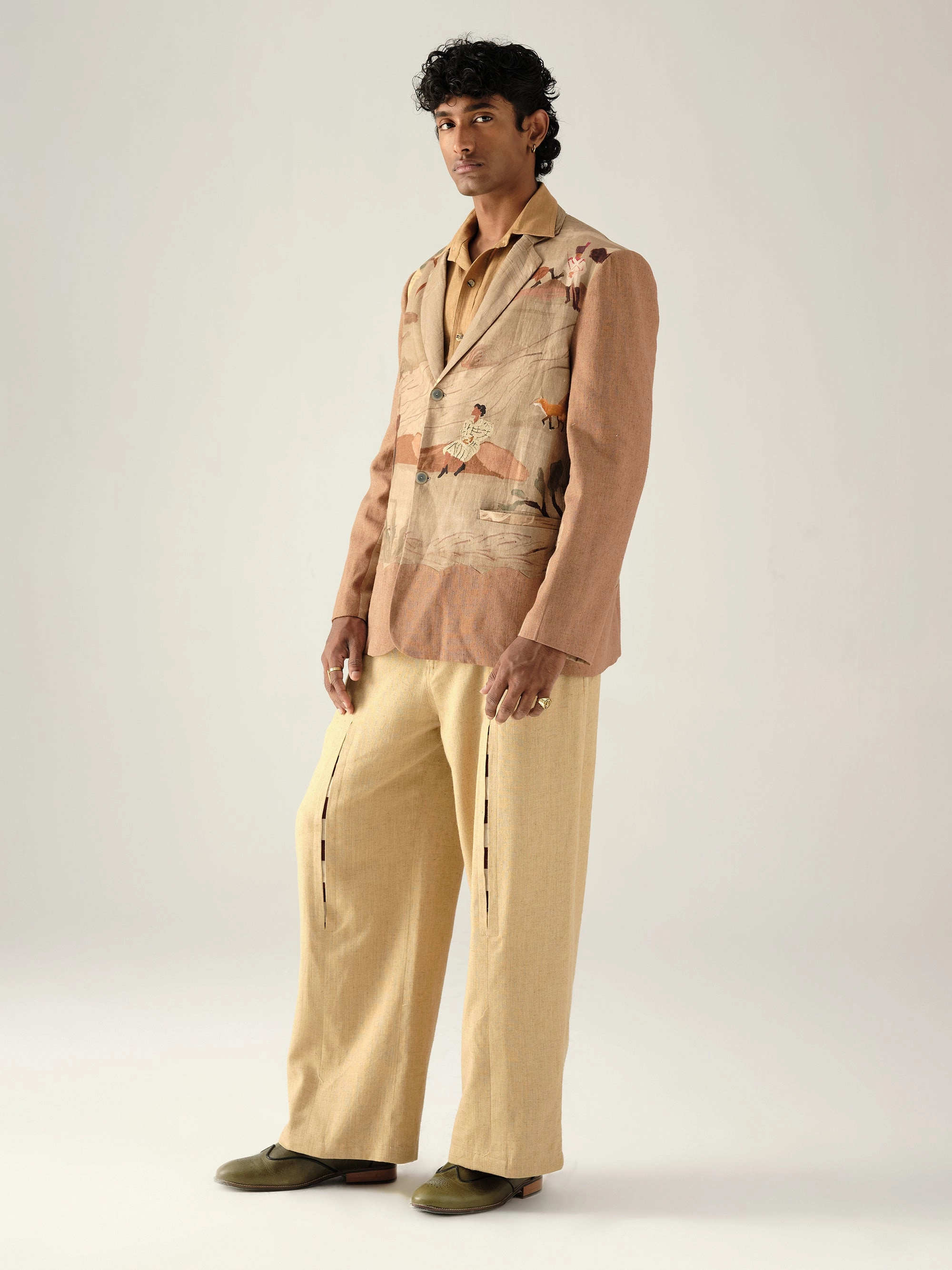 Nelson Blazer Set City Ready Elastic Hem Adjustment