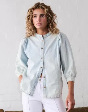 Spring Collection Gabriella Shirt - Sky Blue