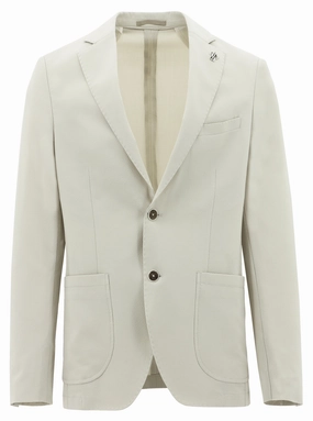 Durable Water Repellent Finish Genoa Cream Sports Jacket